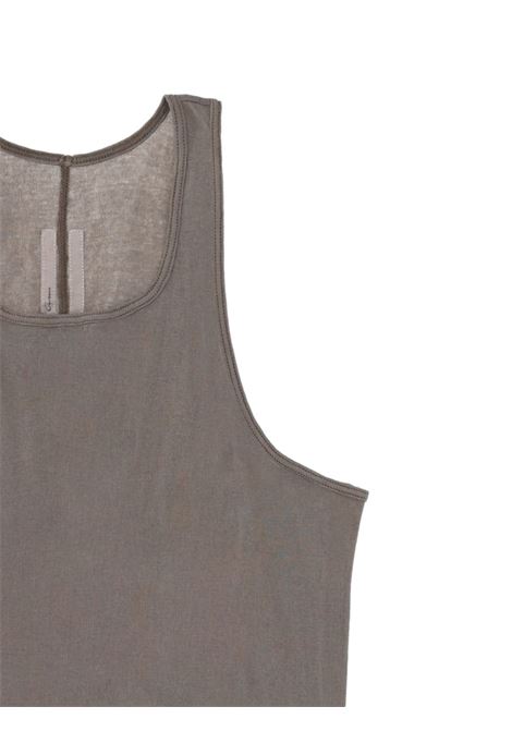 basic rib tank top man dust RICK OWENS | RU01F2150 MR34
